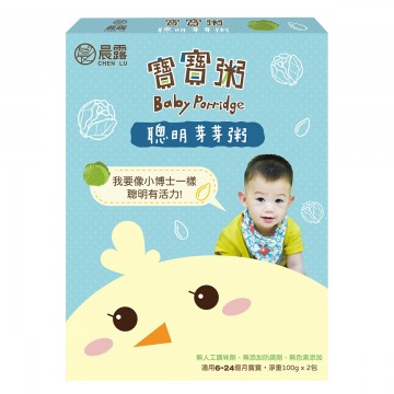 Instant Baby Chicken Porridge with Cabbage and Brown Rice (Blue)